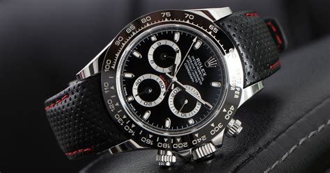 rolex daytona leather strap new|rolex daytona curved end straps.